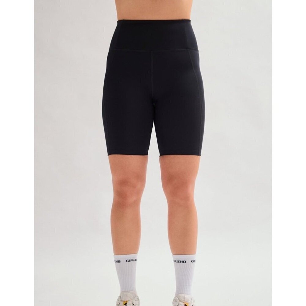 Girlfriend Collective Size XS Black High-Rise Bike Short Black Style 4011
